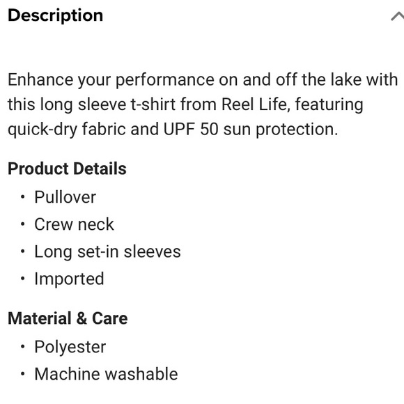 Men’s Reel Life UPF 50 Performance T-Shirt - Picture 3 of 11